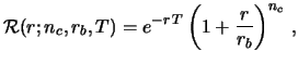 $ {\cal R}\rightarrow 0$