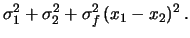 $\displaystyle \frac{\sigma_1^2}{x_2^2} +
\sigma_2^2\,\frac{x_1^2}{x_2^4} \, .$