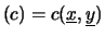 $ (m) = m(\underline{x},\underline{y})$