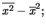 $\displaystyle \overline{x\,y}$