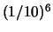 $ (1/2)^{10} = 1/1024 \approx 0.1\,\%$