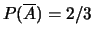 $ P(B\vert A)=1/2$