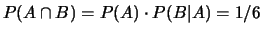 $ P(\overline B) = 1/2$