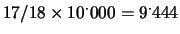 $ P(C)=17^2/18^3=4.96\,\%$