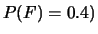 $ P(M)=0.6$