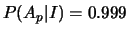 $ P_\circ(I) = 8.3\times 10^{-4}$