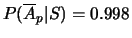 $ P(A_p\vert I) = 0.999$