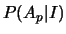 $ P(A_p\vert I)/P(A_p\vert S) \gg 10^{3}$