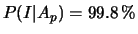 $ P_\circ(I)=1/2$