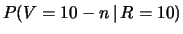 $ P(B\,\vert\,I_3) = \sum_i P(B\vert H_i)\cdot
P(H_i \,\vert\, I_3) = 41.6\,\% \,.$