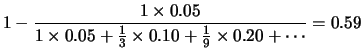 $\displaystyle P(V \le 9 \,\vert\,R=10)$