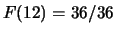 $ F(11) =35/36$