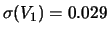 $ (V_1) = 2.295$