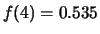 $ f(3)=0.21$