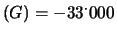 $ P(G=100^\cdot 000) = 0.9987$