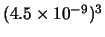 $ V_\circ=9.3\times 10^{-26}$