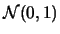 $ {\cal N}(0,1)$