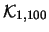 $ {\cal K}_{1,100}$