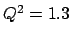 $Q^2 = 6.$