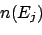 \begin{displaymath}
\hat{n}(C_i) = \frac{1}{ \epsilon_i }\sum_j n(E_j) P(C_i\vert E_j)
\end{displaymath}