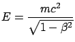 $ \beta=v/c=0.9971$