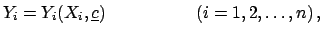 $\displaystyle \underline{x} = \left( \begin{array}{c} x_1 \\ \vdots \\ x_n \\ c...
...cdots & \sigma_n^2 & \\ \hline & & {\bf0} & & {\bf V}_c \end{array} \right)\, .$