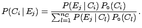 $ P_\circ (C_i)$