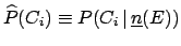 $\displaystyle \sum_{i=1}^{n_C} \widehat{n}(C_i)\, ,$