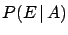 $\displaystyle \frac{P(E\,\vert\,C)\cdot P_\circ(C)}
{P(E\,\vert\,A)\cdot P_\circ(A)+P(E\,\vert\,B)\cdot P_\circ(B)
+P(E\,\vert\,C)\cdot P_\circ(C)} =0\, ,$