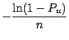 $\displaystyle 1-e^{-n\,\lambda}$