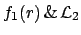 $\displaystyle _1,
{\cal L}_1, f_\circ(r))\,.$