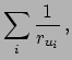 $\displaystyle \sum_i\frac{-{\cal L}_i}{\ln(1-P_u)}$