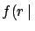 $\displaystyle f({\cal L}) = f({\cal L}\,\vert\,$