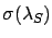 $\displaystyle (\lambda_S) = 17.0\,;$