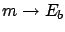 $\displaystyle f(m) = 3\,k\,\frac{m}{E_b^2}\left(1-\frac{m^2}{E_b^2}\right)^{\frac{1}{2}} \exp{\left[-k\,\left(1-\frac{m^2}{E_b^2}\right)^{\frac{3}{2}}\right]}\,,$