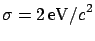 $ -4\,{\rm {eV}/{\it c}}^2$