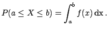 $ \rm {d}P=f(x)\,\rm {d}x$