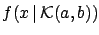 $ X \sim {\cal K}(a,b)$