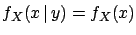 $\displaystyle f(x,y) = f_X(x) f_Y(y)$