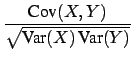 $\displaystyle \rho(X,Y)$