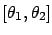 $\displaystyle P(\theta_1 \le \theta \le \theta_2) = 1 - \alpha\,,$