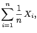 $\displaystyle \overline{X}_n$