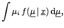 $\displaystyle [\mu_i]$