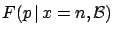 $\displaystyle \frac{p^n}{\int_0^1p^n\,\rm {d}p} = (n+1)\, p^n,$