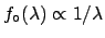 $\displaystyle \frac{\frac{\lambda^x\,e^{-\lambda}}{x!}
\,f_\circ(\lambda)}
{\in...
...nfty\frac{\lambda^x\,e^{-\lambda}}{x!}
\,f_\circ(\lambda) \,\rm {d}\lambda}\, .$