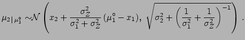 $ f(\mu_2\,\vert\,\mu_1^\circ)$