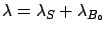 \fbox{$\sigma_B/\lambda_{B_\circ}\ll 1$}