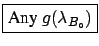 $\displaystyle f(\lambda\,\vert\,x,\lambda_{B_\circ}) = e^{-\lambda_S}\,,$