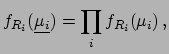 $\displaystyle f_\circ(\lambda_S,\lambda_B) = k\,\delta(\lambda_B-\lambda_{B_\circ})\,.$