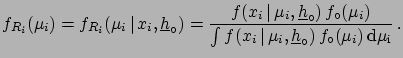 $\displaystyle f_{R_i}(\underline{\mu_i}) = \prod_i f_{R_i}(\mu_i)\,,$